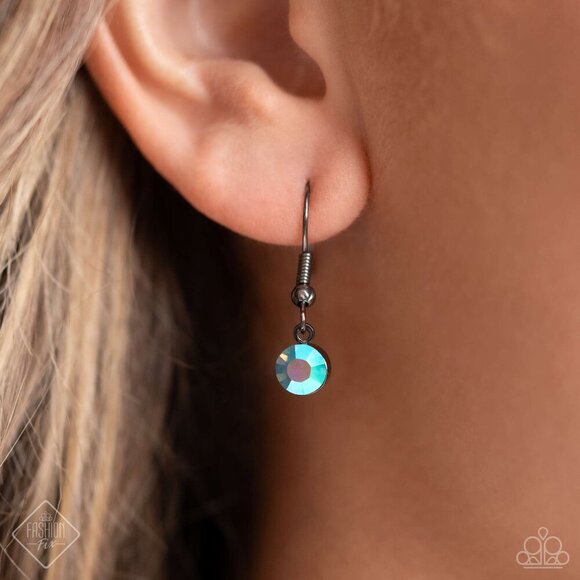 Flair for the Fierce - Blue Necklace - Picture 3 of 3